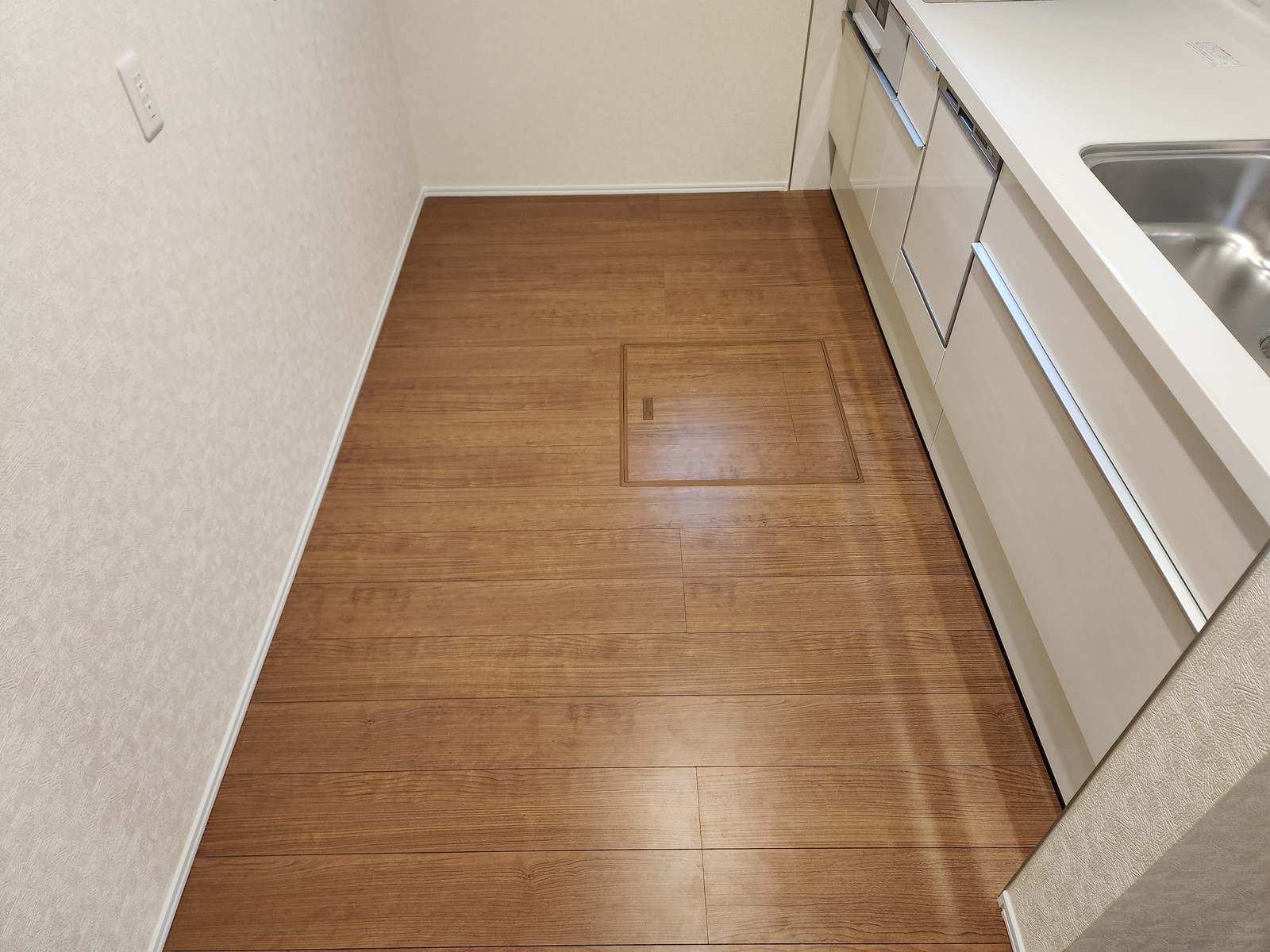 床下収納のあるキッチン(施工前)